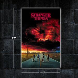 Stranger Things poster - 11x17 wall art print merch gift netflix series movie